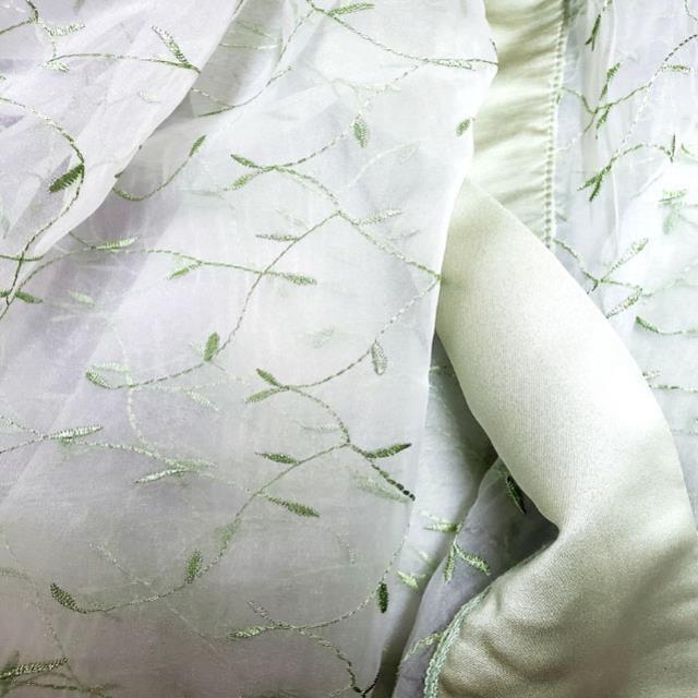 Rental store for TBLC, SAGE SHEER EMBROIDERED 72X72 in Roanoke VA