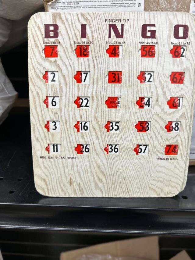 Rental store for BINGO CARDS SLIDER GR in Roanoke VA